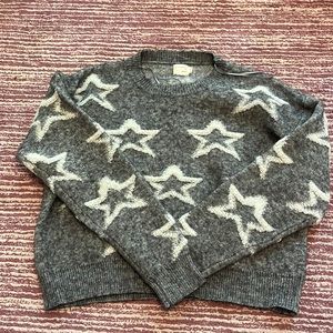 Gray Stars Sweater